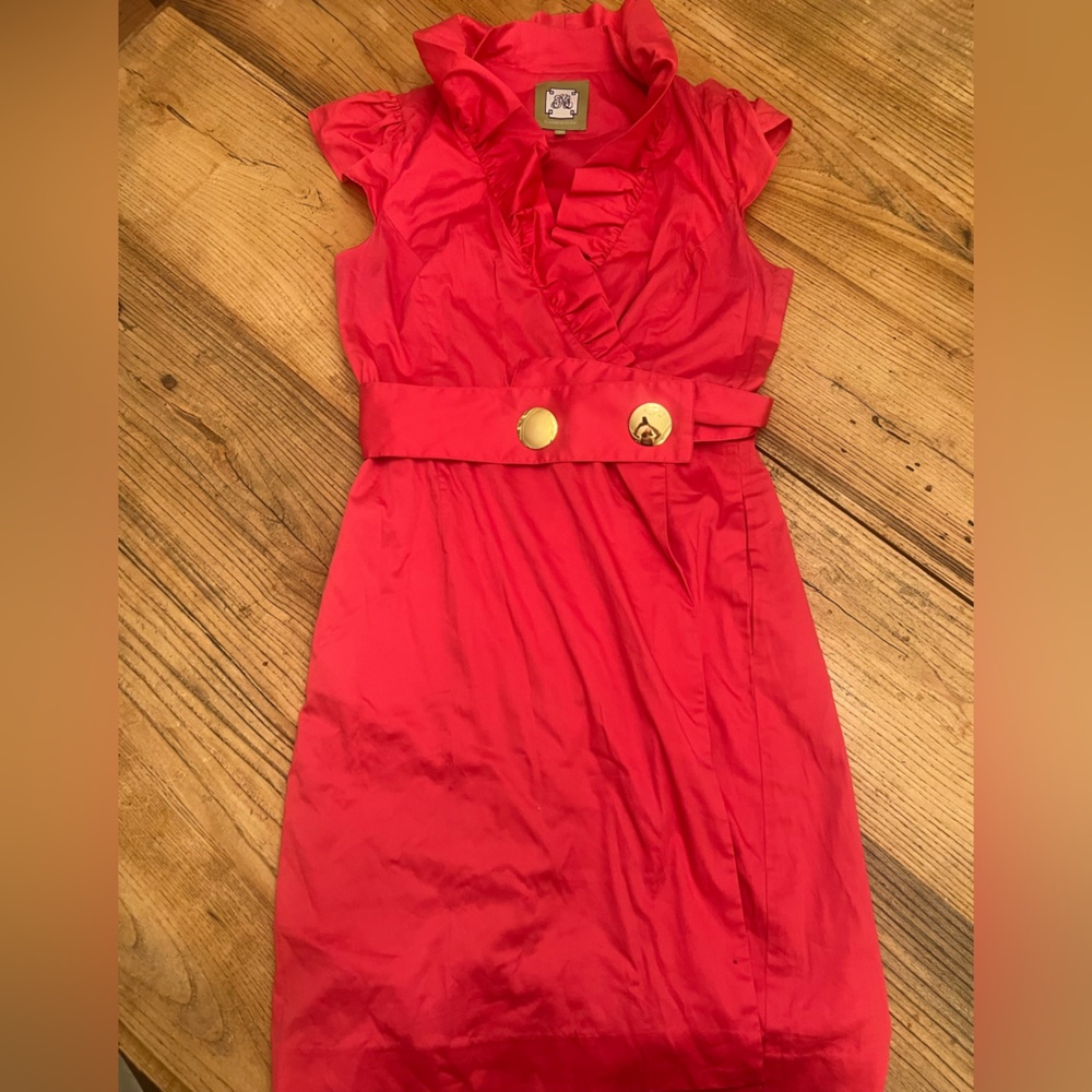 Elizabeth McKay Pink Wrap Dress